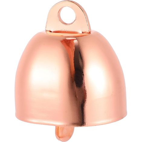 Cloches Délevage De Luxe En Or Rose En Métal Lisses Pour Animaux De Compagnie Dispositif Anti-perte (1/5)