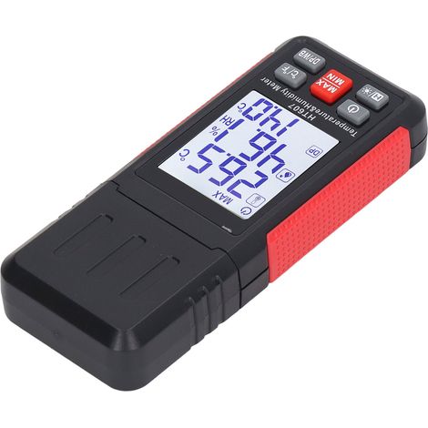 Handliches Temperatur- und Feuchtigkeitsmessgerät mit hoher Genauigkeit, ABS-Hygrometer, Thermometer und Temperaturanzeige (1/5)
