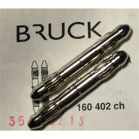 Bruck 160402 Rail connector (x2) - Chrome