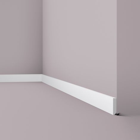 Skirting NMC FT2 WALLSTYL Noel Marquet Decorative moulding Panel moulding Frieze moulding contemporary design white 2 m (1/5)
