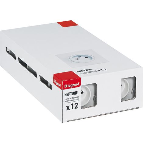 Legrand – Lot de 10 prises de courant 2P+T 16A – Pose encastrée – Protection renforcée – Installation rapide sans outil – Compatible avec appareils standards (1/5)