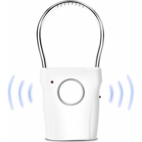 Alarme de Porte et Fenêtre, Alarme Porte et fenetre, Capteur de portefenêtre, de Porte Alarme Anti-vol Vibration, Alarme Maison sans Fil Alarme Antivol pour Poignée de Porte, Fenêtre, 120dB (1/5)