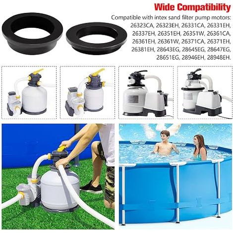 4 11228 11412 L Shape Pool Pump O-Rings L Shape Pool O-Ring O-Ring for Swimming Pool, 26323CA, 26323EH, 26331CA, 26331EH (1/3)