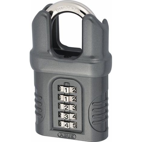 Kombinationsschlösser - ABUS - 158CS/65 - 5 Ziffern - Geschützte Bügel - Verstärkter Schutz (1/4)