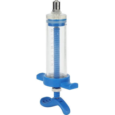 Seringue en plastique et acier, injecteur pour animaux, accessoires de seringue, matériel de soins vétérinaires, 30 ml, plastique et acier (1/5)