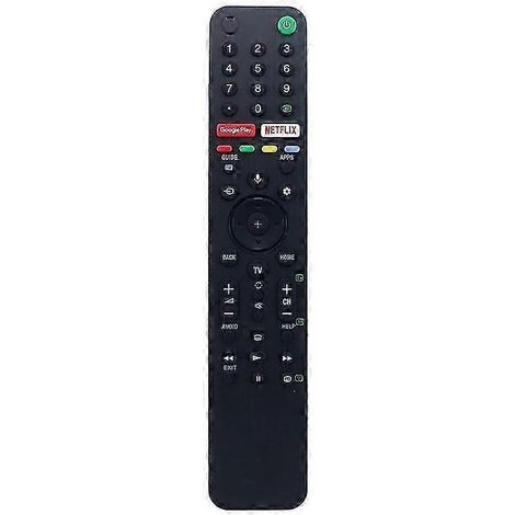 Fernbedienung RMF-TX500P mit Sprachfunktion, kompatibel mit Sony-Fernsehern, aus Kunststoff, mehrfarbig. (1/4)