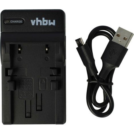 vhbw USB-C Ladegerät kompatibel mit Jenoptik Jendigital JD 3.3 x 4ie, JD 5.2 z3 MPEG4, JD 6.0 z3 MPEG4 Kamera - Ladeschale + USB-C Kabel Ladeanzeige (1/5)