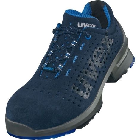 Chaussures basses perforées S1 UVEX 1 85318 - Bleu foncé - 44