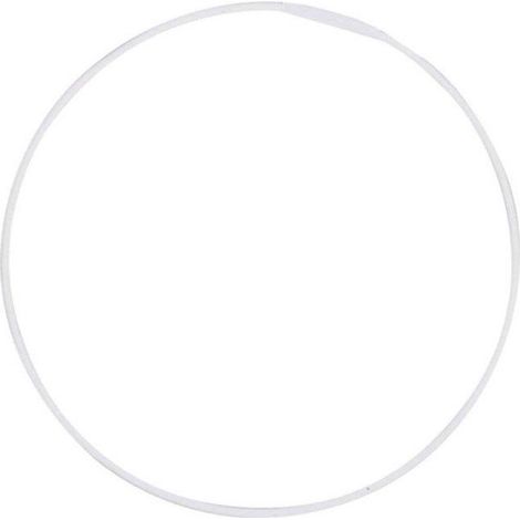 Graine Créative - Armature abat-jour cercle Rilsan Diamètre 30 cm blanc