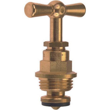 Tête de robinet en laiton à manette 26-34 – Filetage 1' – Conforme A.C.S. NF EN 12164 – Usage durable et efficace – (1/2)