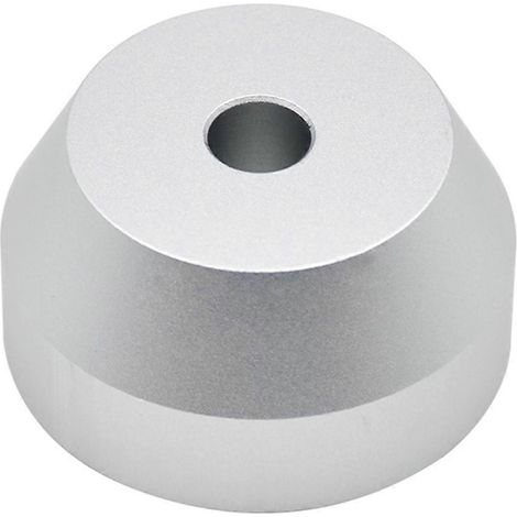Un adaptateur de dôme pour disque vinyle, accessoire universel en aluminium pour platine 45 tours, compatible avec les disques EP 7 pouces. (1/5)