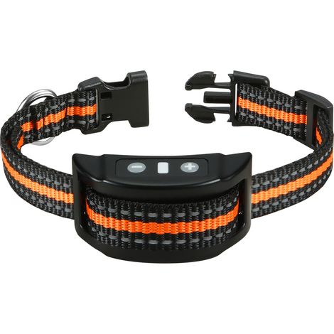 Anti-Bell-Halsband für kleine Hunde, Anti-Bell-Halsband für Hunde mit verstellbarem Reflektorstreifen, effektiv und menschlich, Orange