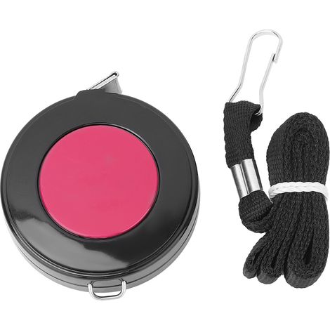 Mètre ruban souple 150 cm rétractable, règle de couture pour corps et tissu, couleur rouge (1/5)