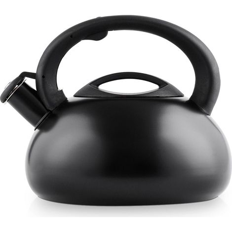 Kettle: Automatic Whistle, Stainless Steel, Matte Black (1/5)