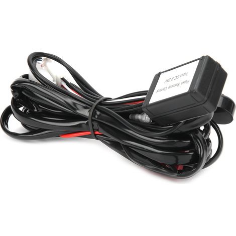 Faisceau de câblage pour lampe stroboscopique LED avec télécommande, étanche IP68, pour véhicules tout-terrain, SUV et pick-ups (1/4)