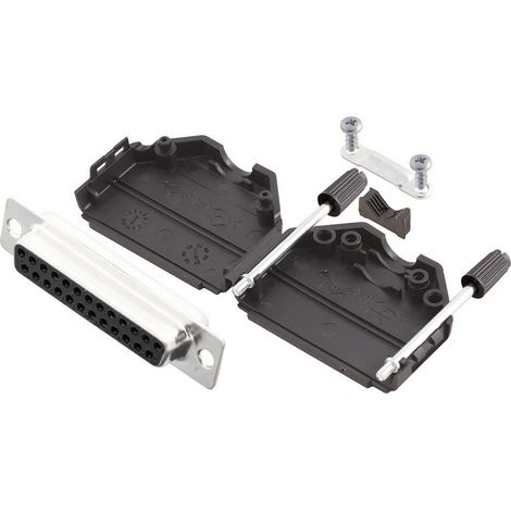 MH Connectors  MHDPPK25-DB25S-K D-SUB Buchsenleisten-Set 180 ° Polzahl: 25 Lötkelch 1 St.