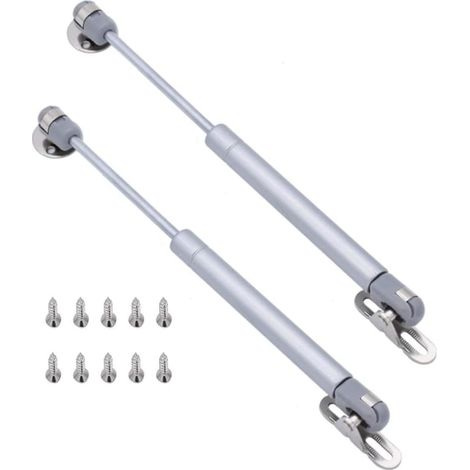 2 pièces 200N Amortisseur à gaz télescopique, vérin de levage à fermeture douce, support de piston pour charnière d'armoire, tiroir jouet, porte de cuisine, quincaillerie de meuble (1/3)