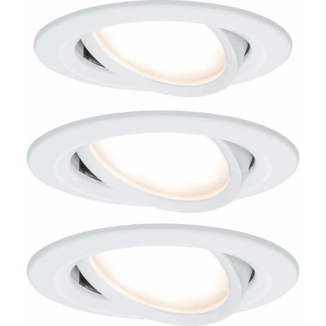 Paulmann 93449 Nova Einbauleuchte 3er Set LED LED 18 W Weiß (matt) (1/3)