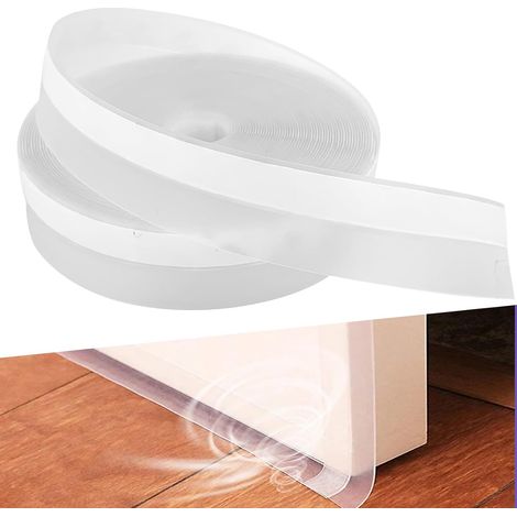 CCYKXA Bande d'Etanchéité, 10m bas de porte isolant, Bise joint porte Imperméable, Protection sonore, Protection Froide(transparent) (1/5)