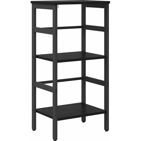 Maison Exclusive - Bücherregal Schwarz Eichen-Optik 40 x 29,5 x 8