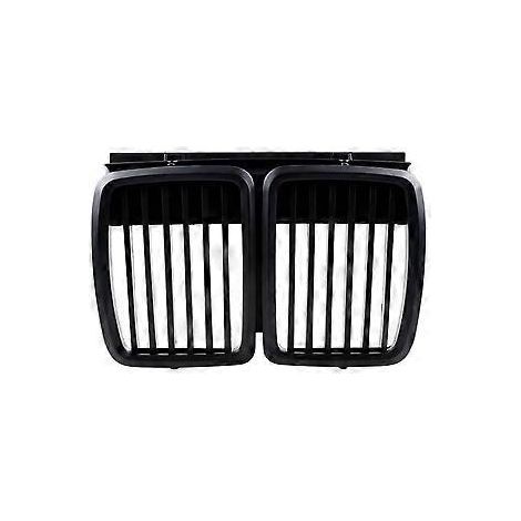 51131884350 Kühlergrill-Gitter, Frontgrill, Renngrill, Mattschwarz