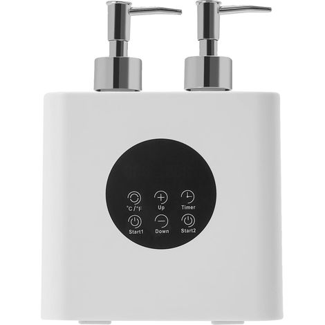 Scalda olio da massaggio, temperatura regolabile, funzione timer, BIANCO (1/2)