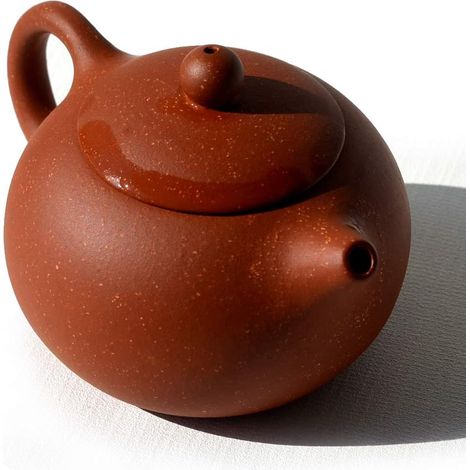Théière de 200 ml pour thé chinois Gongfu Xishi en argile avec infuseur pour thé en vrac (9 filtres dragon) (1/5)