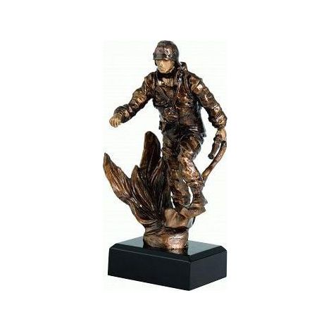 Victoria Figurine Feuerwehrmann aus Resin 26 cm Elegant