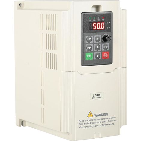 7.5KW Three Phase VFD Transformer Input/Output 380V For CNC Machine Tools, Ball Mills, Crushers With Extension Cable 2M (1/5)