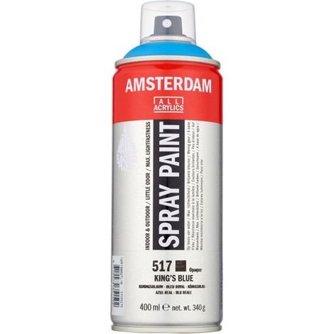 Bombe de peinture Amsterdam 400 ml bleu royal (1/3)