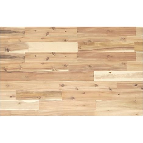 Waschtischplatte Unbehandelt 80x50x4 cm Massivholz Akazie