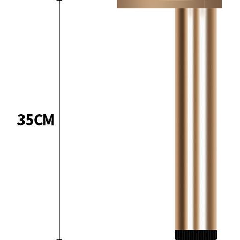 TAISHENGDA-Pieds de meuble réglables en aluminium, pieds pour meuble cuisine salle de bain hauteur 35 cm,paquet de 4 pièces