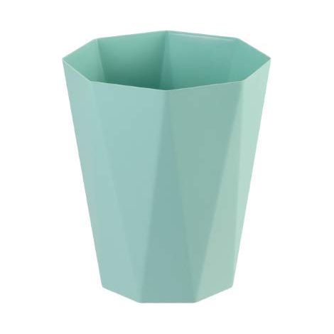 Cestino in plastica per ufficio - Cestino per rifiuti per cucina, ufficio o per cucina e ufficio (verde, grande)