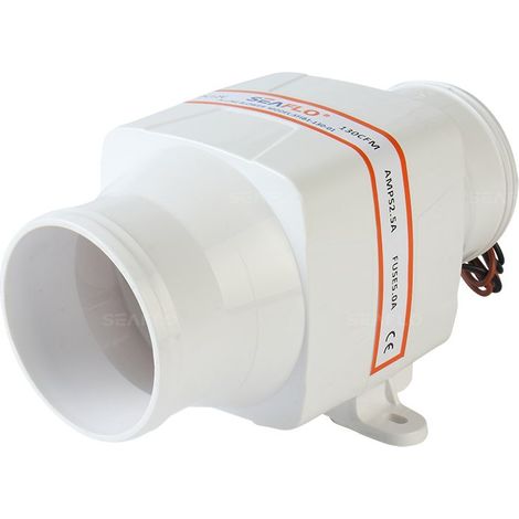 3" 130 CFM Ventilateur de cale en Ligne 12v (1/5)
