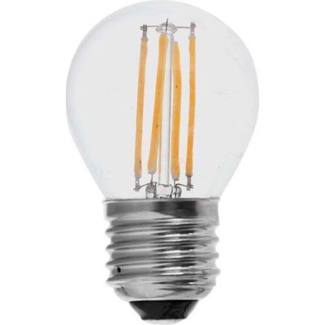 LED LAMPADINA 4W FILAMENTO E27 G45 6500K - Luce FREDDA