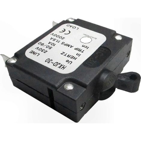 Disjoncteur tripolaire 10 A 23 kW, interrupteur de puissance pour commande de générateur, compatible 168 °F/170 °F (1/5)