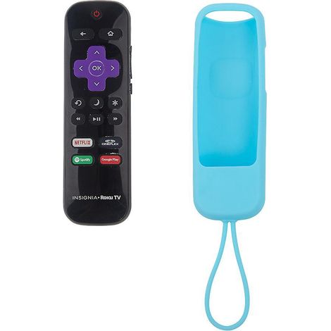 (glow Blue) 1 Housse De Protection Amliore Pour Tlcommande Tcl Roku Tv Steaming Stick 3600r, Tui En Silicone Anti/chute/drapant/rayures/poussire, (1/5)