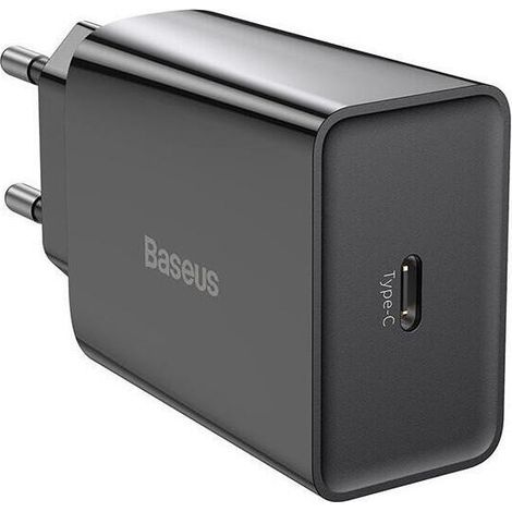 Cargador rápido Baseus USB-C Tipo-C de 20 W PD QC 3.0 (1/4)