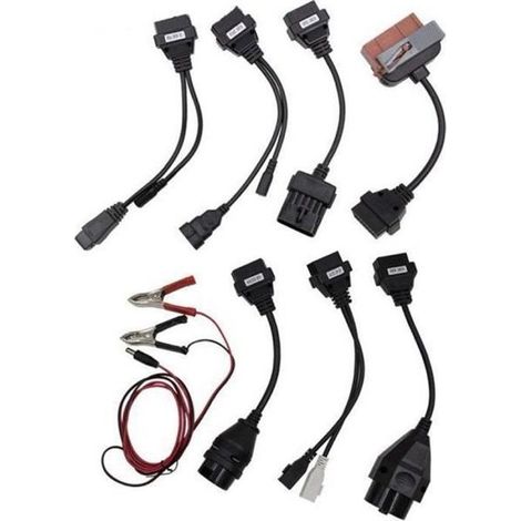 Kit 8pcs OBD2 Câble d\'adaptateur,Diagnostic Auto Delphi pour Autocom CDP Pro voitures Interface de Diagnostic Scanner (1/4)