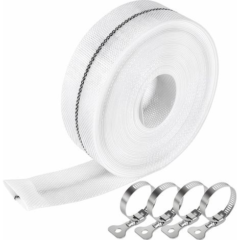 Tuyau Refoulement 1" Tuyau Plat 10m Avec 4 Clips pour Pompes Submersibles ou agriculture Vergers Arrosage De Pelouse (1/5)