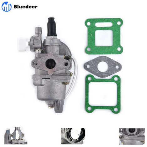 Carburateur Pz13 13mm pour 47cc 49cc Pocket Bike moteur 2 temps Mini Carb Quad Atv moto Dirt Bike (1/5)