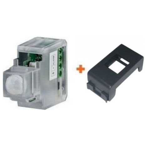 CSI Keystone sensore infrarossi 12V incasso filare compatibile Abb Elos nera