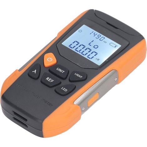 Präzisions-Leistungsmesser für Glasfasern -70 bis +10 V, Mini-Batterie-Fasertester mit wiederaufladbarem Lithium-Ionen-Akku, 5 V DC (1/5)