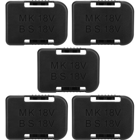 Support de rangement pour batteries Makita 18V (Lot de 5, Noir)