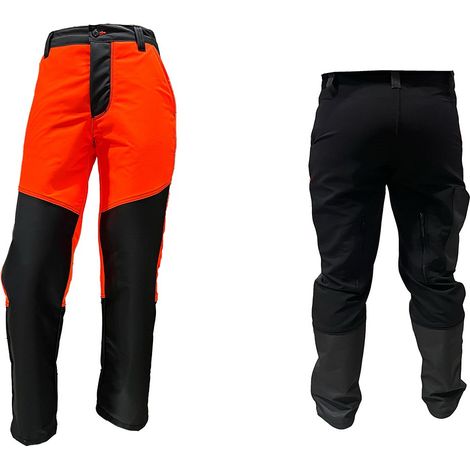 PATTONES - Pantalón protector desbrozadora bielástico AV ventilado Talla S