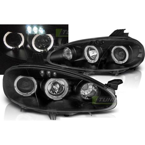 Paire de feux phares Mazda MX5 01-05 Angel Eyes noir-32209161