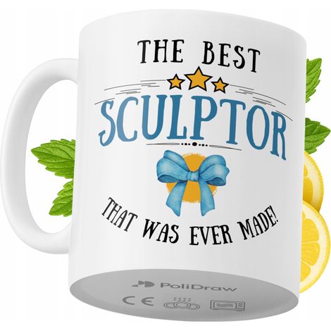 Lustige Tasse für Bildhauer – Kaffee- oder Teetasse mit witzigem Textdesign – Ideal für Geburtstage, Namenstage, Feiertage und besondere Anlässe. Hochwertige Tasse für Zuhause, Büro und Arbeit. Farbe: