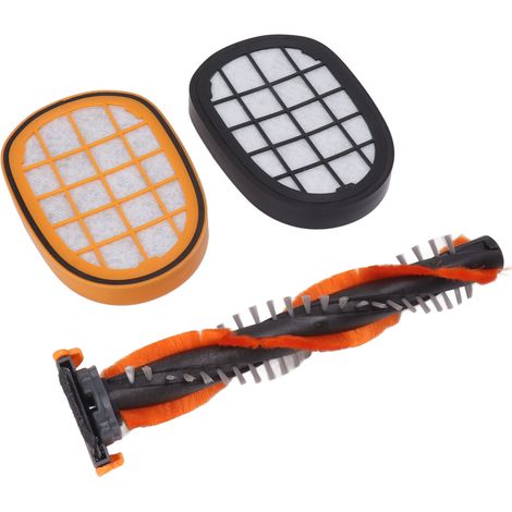 Brosse rotative pour aspirateur, filtre jaune et noir, kit de pièces de rechange pour aspirateur Clerner FC6822 6823 6827 6908 6906 (1/5)