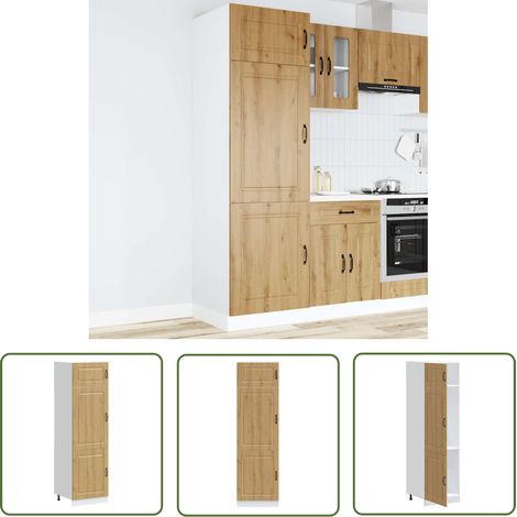 vidaXL Küchenschrank Kalmar Artisan-Eiche Holzwerkstoff (1/5)