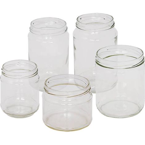 VASO VETRO 'BOCCACCIO' PER ALIMENTI TIPO 'AMERICA' 314 ml - imbocc. Ø 70 mm